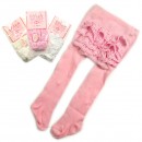 SOFT TOUCH GIRLS FRILLY COTTON TIGHTS (0-24mths)