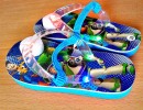 Boys Light Up Flip flops with strap- Ben 10, Toy story, Cars (size 25, 26, 28)
