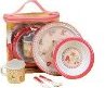 C.R Gibson: Toddler 5 piece Melamine Set {Plate, Bowl, Cup, Fork and Spoon)