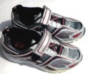 Arizona boys Footwear-Silver/black & red