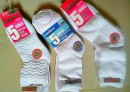 Outdoor 5pack Boys & Girls Combed White Cotton Socks (3-6yrs, 7-10yrs)
