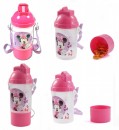Disney Rock n' Sip Canteen Water Bottle - Minnie Mouse, Doc mcstuffins, Spiderman, Princess