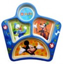 Mickey & Winnie The Pooh Divided Platter-Zak Designs USA