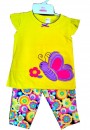 Baby Girl Butterfly 2pc Set- Top & Leggings (0-3mths, 3-6mths, 6-9mths)