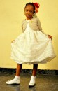 Pippa & Julie Ivory Dress (paired with Marmellata gold shrug)- 5yrs,  6yrs