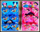 6pack Sharpeners- Dora, Ben10, Winnie, Princess & Mickey