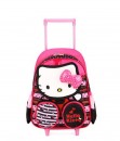 Cute Hello Kitty Waterproof Cartoon Detachable trolley Backpack- 14inches