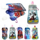Foldable Reusable Water bottle- LOVELY DESIGNS- FROZEN, CARS, MICKEY, MINNIE, ETC
