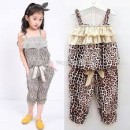Girl's Leopard Play Suit - 2-6yrs