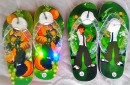 Ben10 Boys Light Up Flip flops-  (size 32)