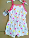 Carters mini blues polka dot baby girl romper- 9months