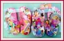 Dora and Disney Princess Flipflops with backstraps- Size 25, 27