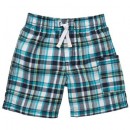 Carters Plaid pull-on shorts- 6MTHS