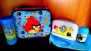 Angry Birds Lunch Set- with Lunch bag, plate, Cup, Napkin, Spoon and free carry bag