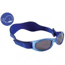 Luvable Friends Baby Boy Strap Sunglasses-Blue Whale