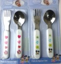 Disney Baby Mickey & Minnie Mouse Easy Grasp Fork & Spoon Set
