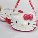 Girls Hello Kitty Patent Beaded Handbag with shoulder strap- 2 designs