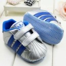 Adidas baby boy Sneakers (0-6mths) Silver & Blue