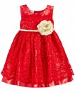 Blueberi Boulevard Baby Girls' Floral-Lace Dress  (3T)