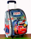 Disney Lightning Mcqueen Orthopedic Detachable Trolley Backpack with Lighted Wheels