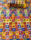 Alphabet & Numbers Bed-sheet with 2 pillow cases (4.5ft x 6ft)