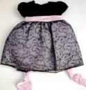 Crayon Kids Baby Girl Velvet Dress