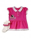 Disney Minnie Mouse Baby Polo Dress & socks- 3-6mths, 6-9mths
