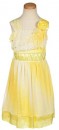My Michelle Girls Yellow Ombre Ruffle Dress- 7-8yrs