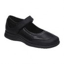 WonderKids/Expressions Girl's Quickstep black Mary Jane- US size 2 & 8
