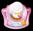 Disney Princess Melamine Dinner Set - Bowl, Plate & Cup