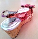 Girls Soda Peep-Toe Wedge Sandals- Animal Print- US Size 6 CRAZY SALES