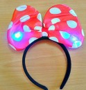 Minnie Mouse Alice-band with Light