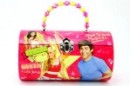 DISNEY HIGH SCHOOL MUSICAL TIN BOX WITH BEADED HANDLE