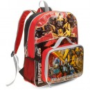 Transformers Optimus Prime and Bumblebee Backpack with detachable Lunchbag
