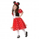 Disney Minnie Mouse Red Spotty Costume 3-8yrs
