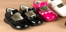 Mabini Baby Girls Patent Hard Soled Shoes - Size 4, 5, 6, & 7 (baby sizes)