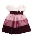 Rare Editions Infant Rose Colorblock Dress 2pcs set with bloomers- 24mths