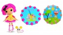 Lalaloopsy Kids Wooden WALL CLOCK for Kids Room
