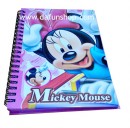 Character Spiral Hardback Notebook- 3D- assorted characters