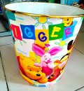 Character Plastic Waste bin- Princess, Winnie, Spongebob, Angrybirds