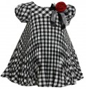 Bonnie Jean Baby-girls Plaid Pleated Float Dress- 3-6mths