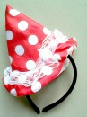 Girls Polka hat Alice band