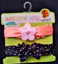 Just One You carters Baby Girl 2pack Satin Headbands