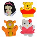 Character Wash Mitt - Assorted designs- Princess, Kitty, Pooh, Tigger