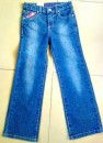 Arizona Girls Retro Boot cut Sequin jeans- Size 6 Slim