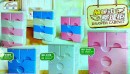 Kids Color Block Plastic cabinet- 5tiers