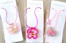 Girls Cartoon Blinking Necklaces- assorted