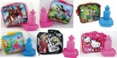 Disney Xter Lunch Set-Hello Kitty,Spiderman, Bratz, Strawberry, Batman, Mickey mouse, Hannah Montana, Ben10, High school Musical, Spongebob
