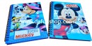 Character Spiral Hard back Notebooks - Mickey, Winnie