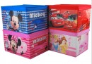 Disney Room Storage Box - Mickey, Minnie, Princess, Cars
